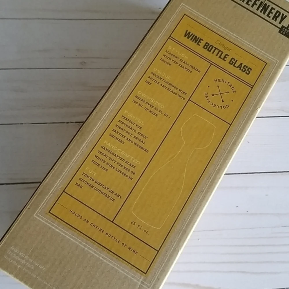 New refinery wine‎ bottle glass
